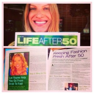 Style by Rayne article in Life After 50